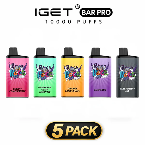 IGET Bar Pro 10,000 — 5 Pack